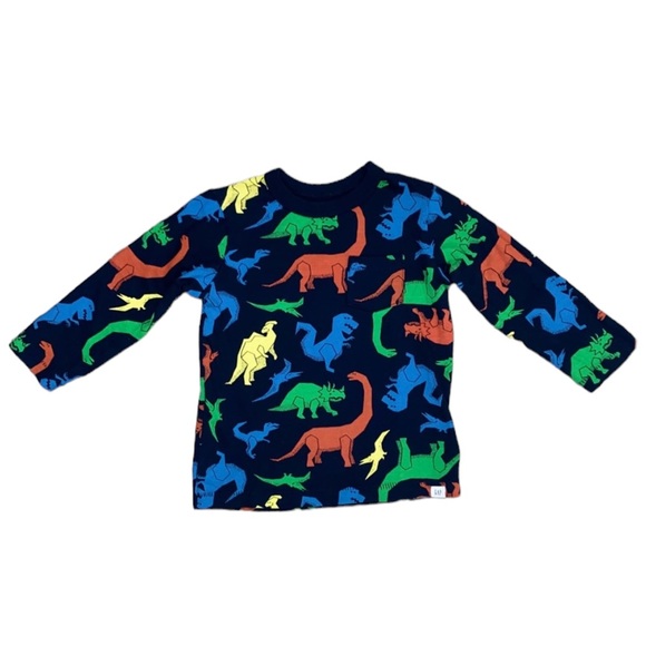 Like New GAP Dinosaur Long Sleeve Shirt 12-18 Months - Picture 2 of 10